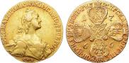 10 roubles 1766 year