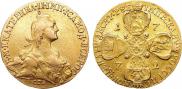 10 roubles 1772 year