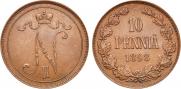 10 pennia 1898 year
