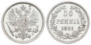 50 pennia 1891 year
