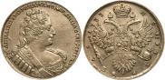 1 rouble 1733 year