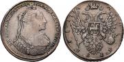 1 rouble 1734 year