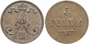 5 пенни 1867 года
