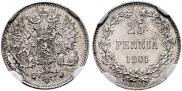 25 пенни 1901 года