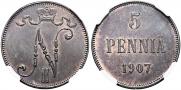 5 pennia 1905 year
