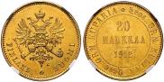 20 markkaa 1912 year