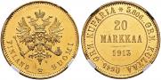 20 markkaa 1913 year