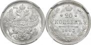 20 копеек 1903 года