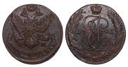 5 kopecks 1791 year