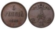 5 пенни 1865 года
