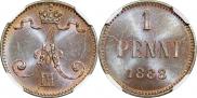 1 пенни 1888 года