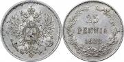 25 пенни 1909 года