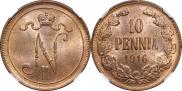 10 пенни 1916 года