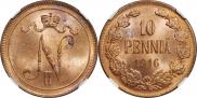 10 пенни 1916 года
