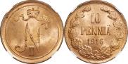 10 пенни 1916 года