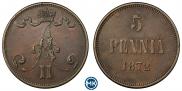 5 pennia 1872 year
