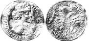 Монета Award coin 1703 года, 9 FEBRUARY, Gold