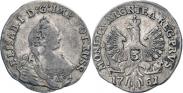 Монета 3 гроша 1759 года, , Серебро