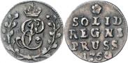 Монета Солид 1759 года, , Серебро