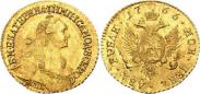 Монета 2 roubles 1766 года, , Gold