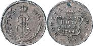 Монета Полушка 1767 года, , Медь