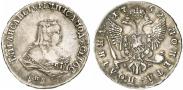 Монета Полтина 1749 года, , Серебро