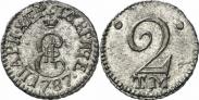 Монета 2 kopecks 1787 года, , Silver