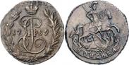 Монета 1 копейка 1766 года, , Медь