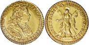 Монета 2 roubles 1728 года, , Gold