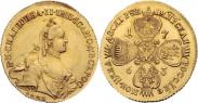 Монета 10 roubles 1765 года, , Gold
