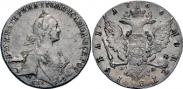 Монета 1 rouble 1770 года, , Silver