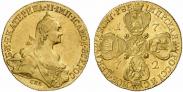 Монета 10 roubles 1775 года, , Gold