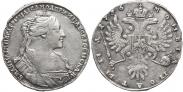Монета Полтина 1737 года, Тип 1735 года, Серебро