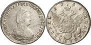 Монета Polupoltinnik 1787 года, , Silver