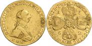 Монета 5 roubles 1762 года, , Gold