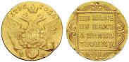Монета 1 червонец 1796 года, , Золото