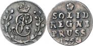 Монета Solidus 1761 года, , Silver