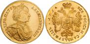 Монета 2 ducats 1714 года, , Gold