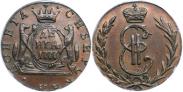 Монета Denga 1780 года, , Copper