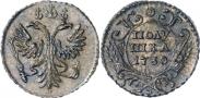 Монета Полушка 1735 года, , Медь