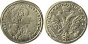 Монета Polupoltinnik 1710 года, Pattern, Silver