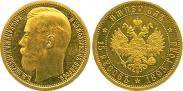 Монета Imperial - 15 ruses 1895 года, , Gold