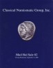 Classical Numismatic Group, каталог лотов, результаты торгов
