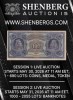 SHENBERG AUCTION, каталог лотов, результаты торгов