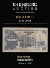 SHENBERG AUCTION, каталог лотов, результаты торгов