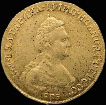 Picture 5 roubles 1788 year СПБ 