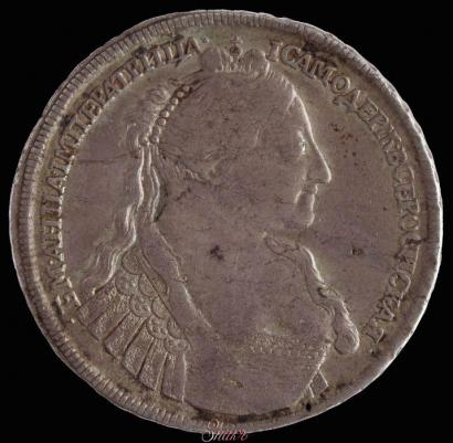 Фото 1 рубль 1734 года  "Тип 1735 года"