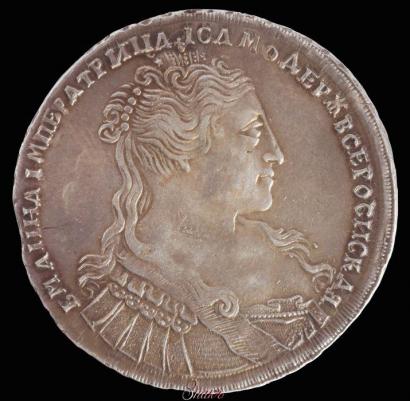 Picture 1 rouble 1734 year  "Type of 1734"