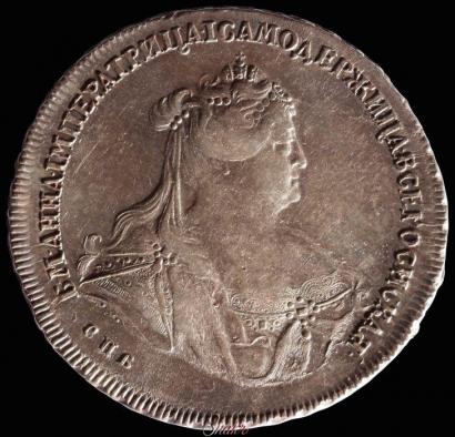 Picture 1 rouble 1739 year СПБ "Petersburg type"