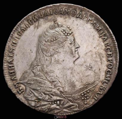 Picture 1 rouble 1740 year  "Moscow type"